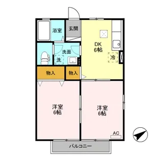 アルテールK【1階】の間取り