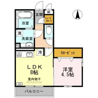 ETERNA EAST【2階】の間取り