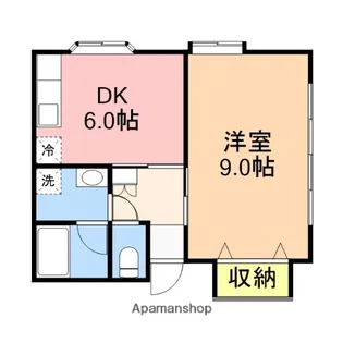 ラフォーレ駅南【203号室】の間取り