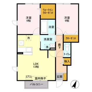 シエスタ Ⅰ【1階】の間取り
