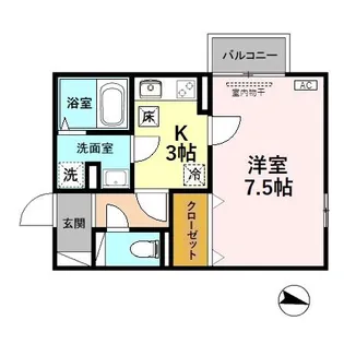 モーニング ビュー【1階】の間取り