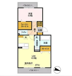 フェイバリッチ新和 B【3階】の間取り