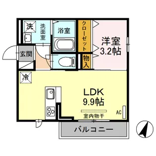 オリーブⅡ【1階】の間取り