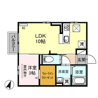 スマルト【1階】の間取り