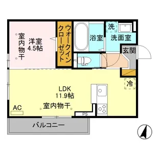 メゾン ラフィーネⅡ【3階】の間取り