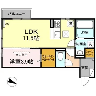 ムンド【1階】の間取り