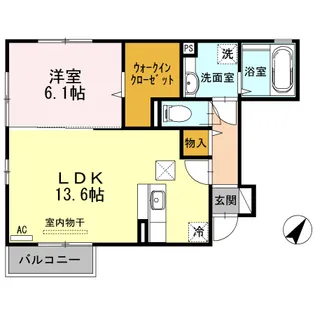 BRION【1階】の間取り