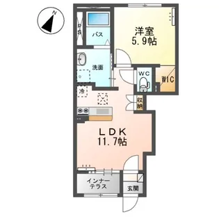 ラベンダー【1階】の間取り