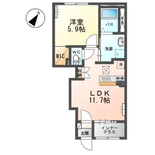 ラベンダー【1階】の間取り
