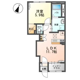 ラベンダー【1階】の間取り