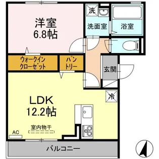 アルテール新和 B棟【3階】の間取り