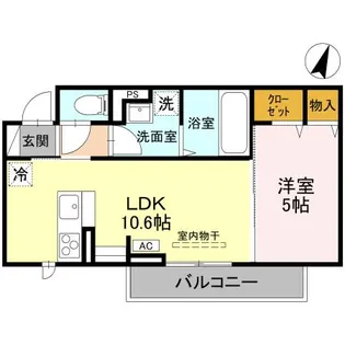 CLASSEUM 幸西 III【3階】の間取り