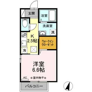 VENT CHATLET【1階】の間取り