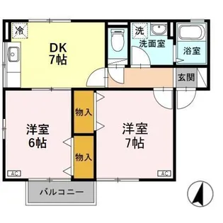 プレミール【2階】の間取り