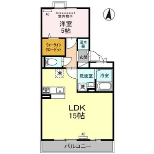 フローラ A【3階】の間取り