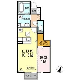 COCO&LEO【1階】の間取り