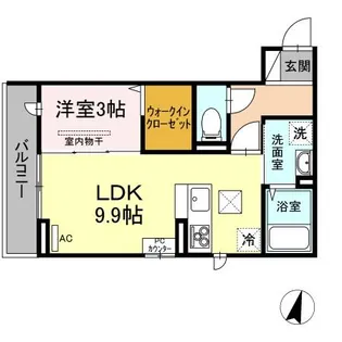 コート テラ【1階】の間取り