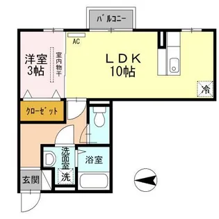 マリオン【2階】の間取り