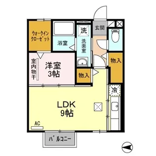 ローリエK【1階】の間取り