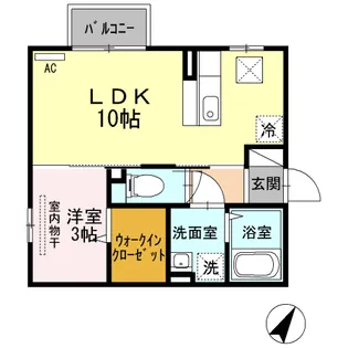 マニャーナ A【1階】の間取り