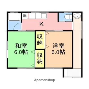 新潟県新潟市中央区大島【一戸建】の間取り