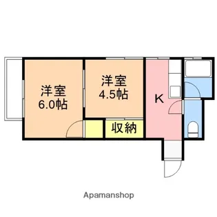 サンドリーム【5号室】の間取り