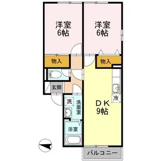 ロイヤルガーデンコート C【2階】の間取り