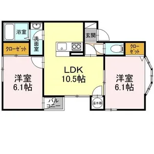 プレリュード C【2階】の間取り