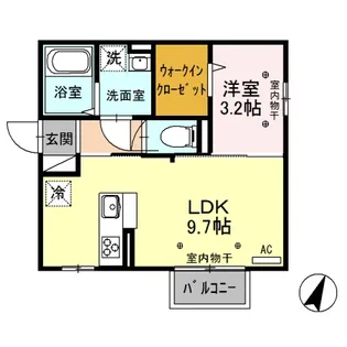 ベルテ【2階】の間取り