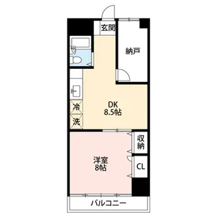フレンディビル【4階】の間取り