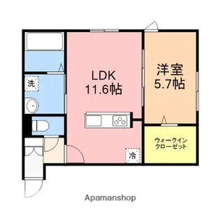 LAUREN駅南【1階】の間取り