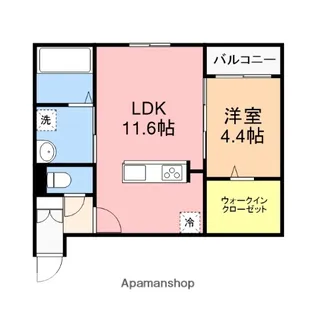 LAUREN駅南【3階】の間取り