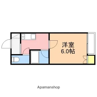 リバティー大形【2階】の間取り