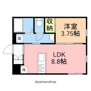 アーバンブランチ鳥屋野南A【2階】の間取り