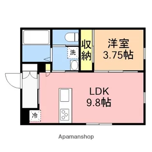 アーバンブランチ鳥屋野南B【1階】の間取り