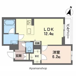 (仮称)笹口2丁目シャーメゾン【4階】の間取り