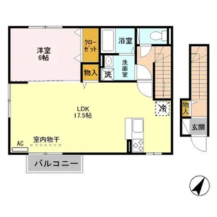 クリプトン A【2階】の間取り