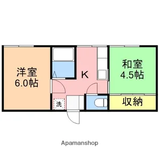 加賀屋ビル【206号室】の間取り