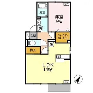 リバープレート A【1階】の間取り