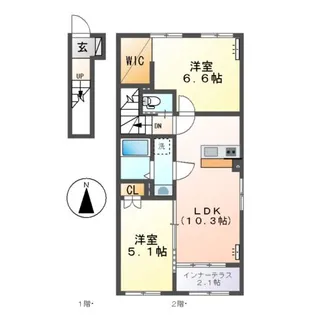 リラ・コンフィ【2階】の間取り