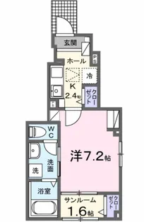 シャトレーベル【1階】の間取り