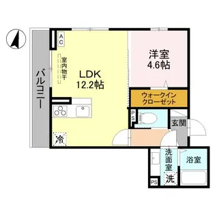 クレスタ【3階】の間取り