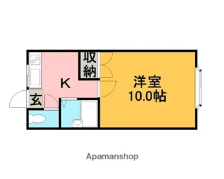 ラ・スールⅠ【1階】の間取り