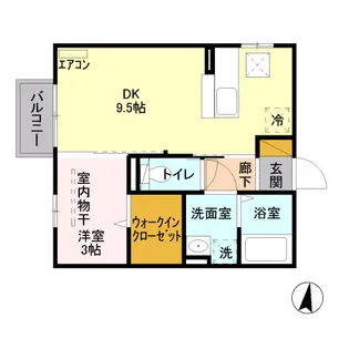アクシス A【2階】の間取り
