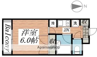 メゾン・ド・ラルジュ【5階】の間取り
