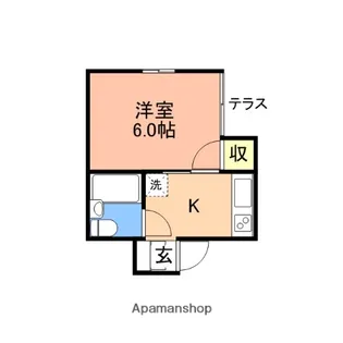 フローレンスⅡ【202号室】の間取り