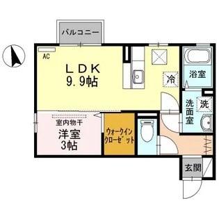 ドマーニ A【1階】の間取り