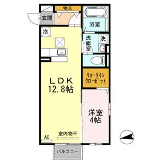 DEARROOMサチ【1階】の間取り