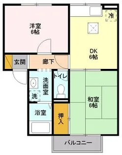 グランデ紫【2階】の間取り