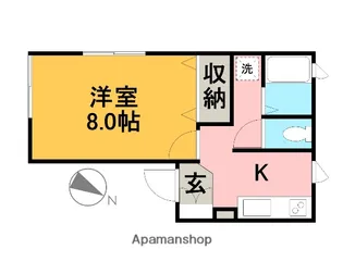 シュトラール【201号室】の間取り